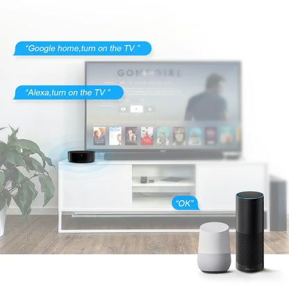 WiFi Smart Remote Control for Smart Home, Compatible with TV, Air Conditioner, Alexa and Google Home