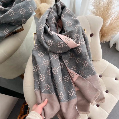 Cachecol Pashmina  Luxo Inverno – Toque de Cashmere 185x65cm