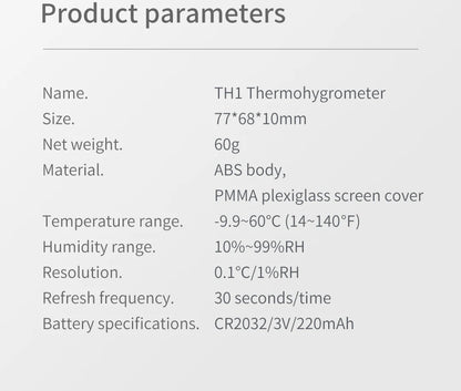 Termômetro Medidor Digital de Temperatura e Umidade