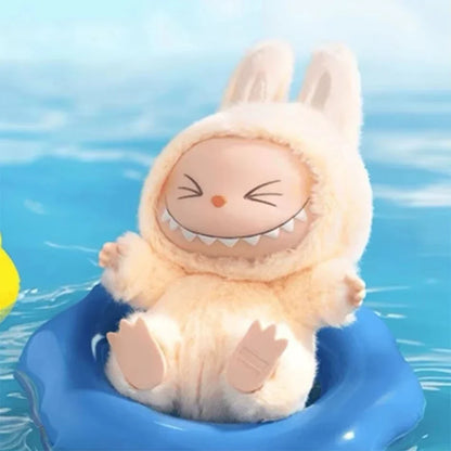 Boneco Labubu Macaron –  Miniatura Decorativa com Chaveiro