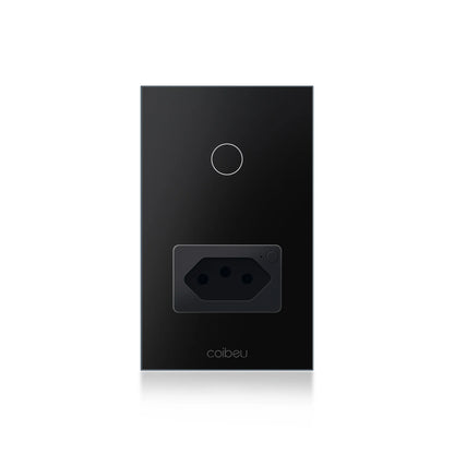Interruptor Tomada inteligente touch wi fi com Neutro