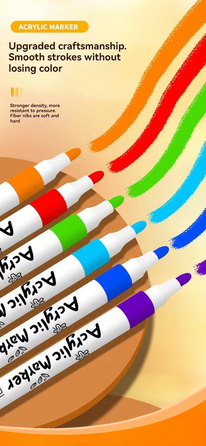 Canetas Marcadoras com Tinta Acrílica