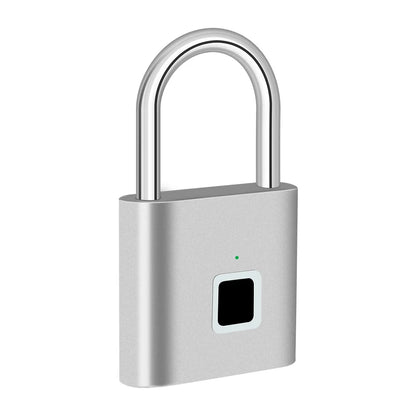 Cadeado Inteligente Biométrico – Desbloqueio por Impressão Digital, USB Recarregável, à Prova d’Água, Portátil e Antirroubo