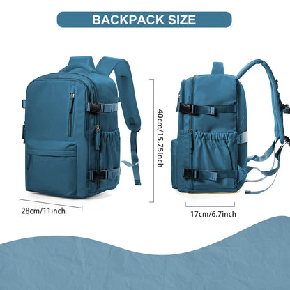 Mochila de Viagem  – 40x30x20cm  Leve, Resistente e com Compartimento para Notebook 15.6