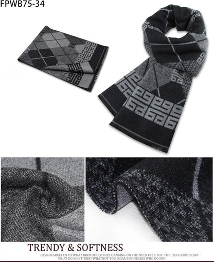 Cachecol Masculino Xadrez — Estilo e Conforto para os Dias Frios