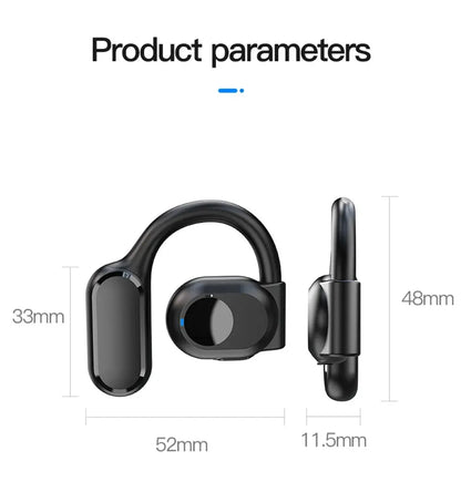 Bone Conduction Headphones Bluetooth Wireless Headphones with Mic Noise Cancelling and Handsfree