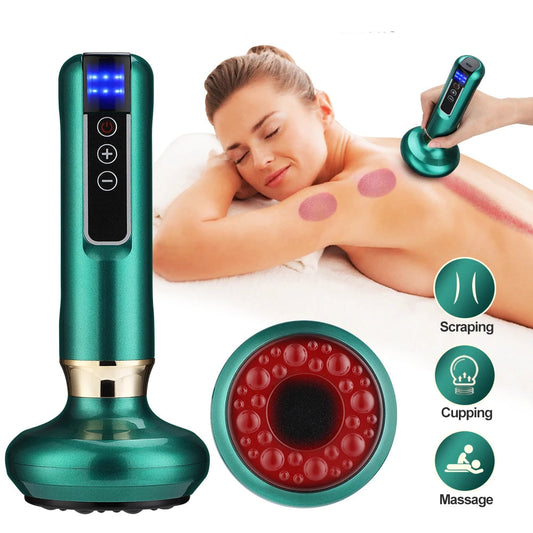 Massageador Elétrico com Ventosa e Aquecimento