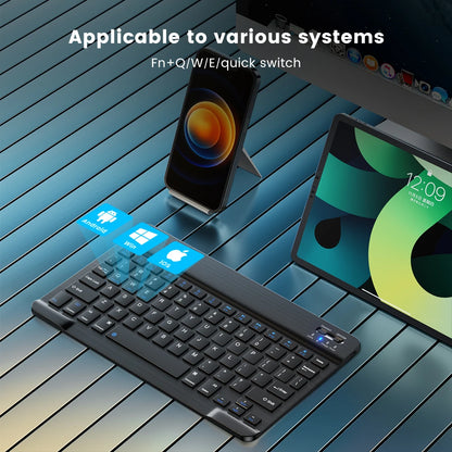 Teclado Silencioso Bluetooth Recarregável