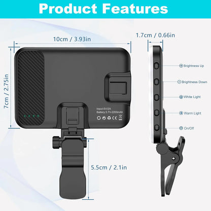 Portable LED Selfie and Video Light