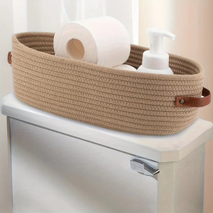 Organizador Multifuncional Cesto Oval Trançado
