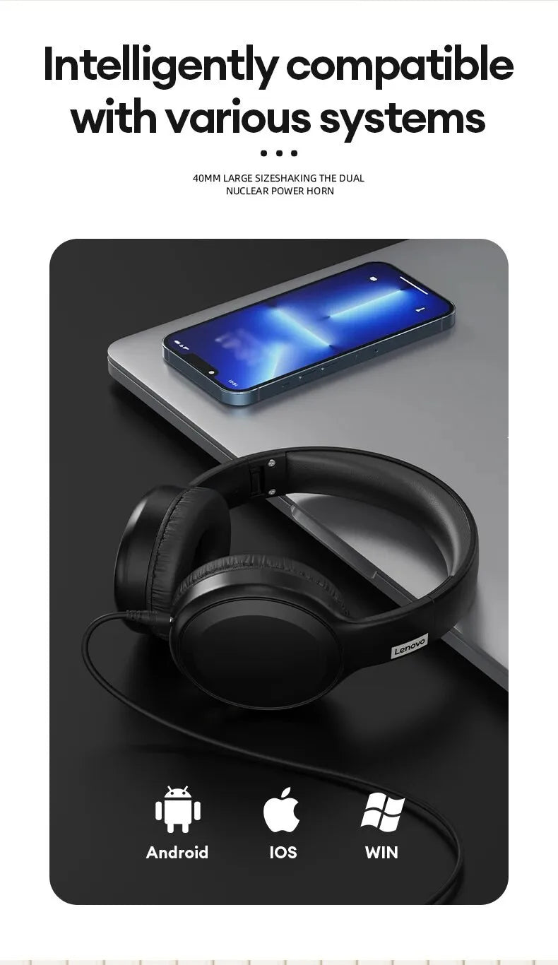 Fone de Ouvido Bluetooth Lenovo TH30 - Conforto, Qualidade e Alta Performance
