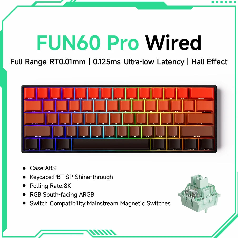 Teclado Mecânico  com Switch Magnético