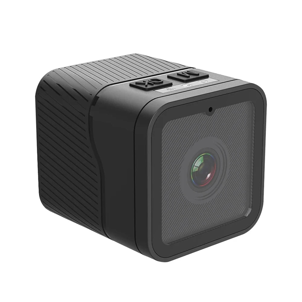 Mini Câmera Esportiva Portátil 1080P HD com Wi-Fi e Suporte à Prova d'Água
