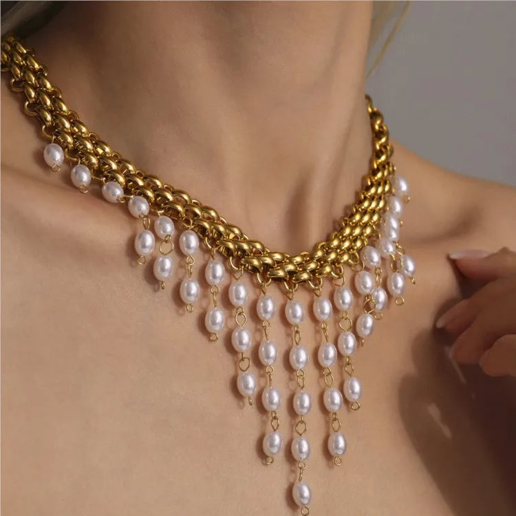 Conjunto com Mini Pérolas