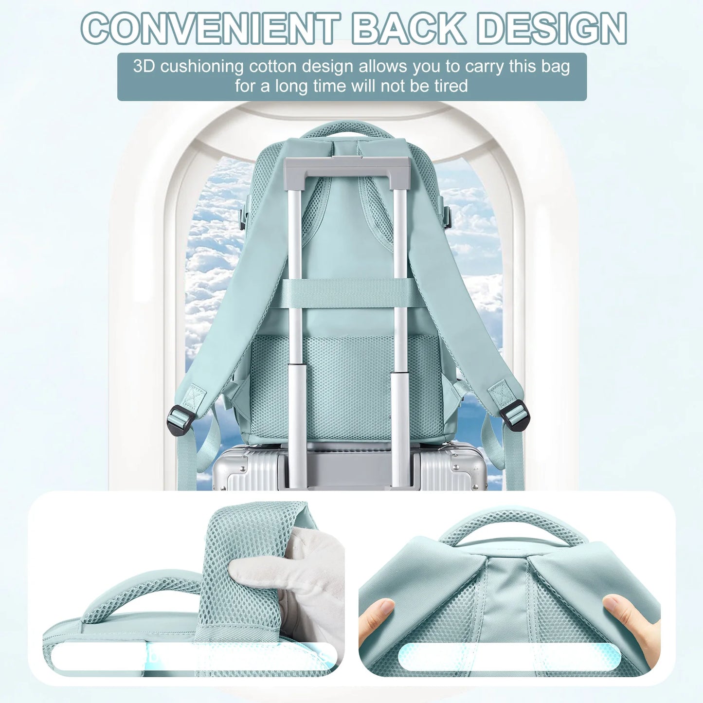 Mochila  Impermeável Compartimento para Notebook