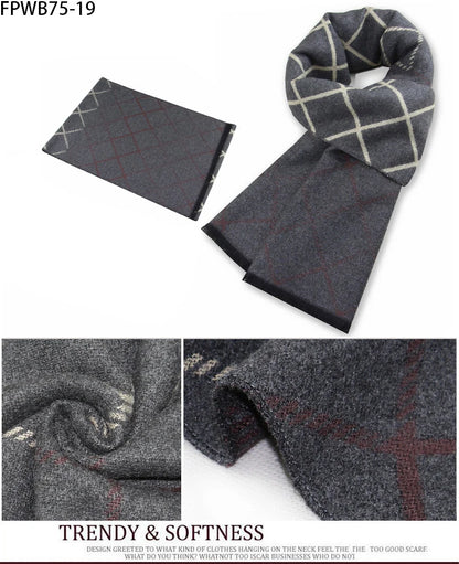 Cachecol Masculino Xadrez — Estilo e Conforto para os Dias Frios