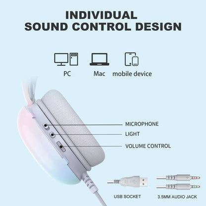 Fone de Ouvido Gamer com Fio - Conforto e Desempenho para Jogos