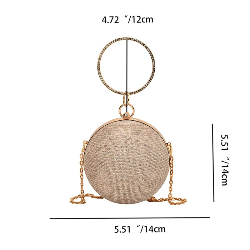 Clutch Circular de Metal