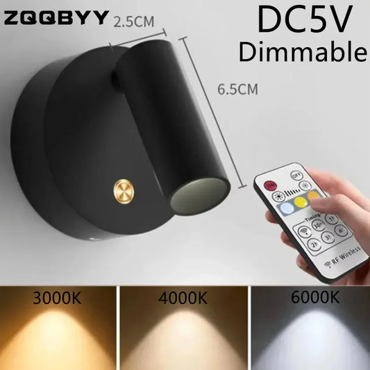 Luminária de Parede LED USB Recarregável