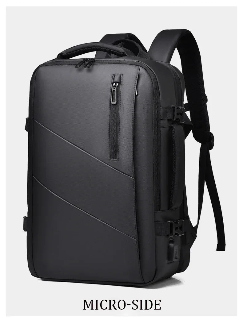 Mochila  – Impermeável, Expansível, com Porta USB e Compartimento para Notebook 15.6”