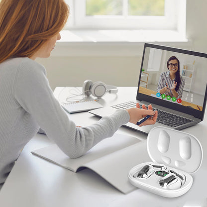 Fones de ouvido tradutor AI 144 idiomas com cancelamento de ruído Bluetooth 5.3