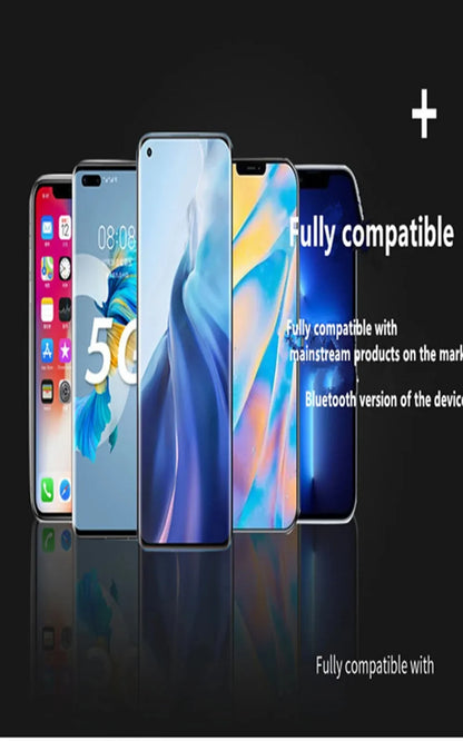 Fones de Ouvido  Condução Óssea Bluetooth com Microfone e Redução de Ruído