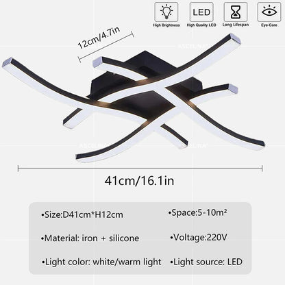 Luminária Lustre de Teto LED Moderna