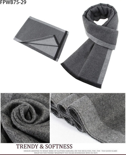 Cachecol Masculino Xadrez — Estilo e Conforto para os Dias Frios