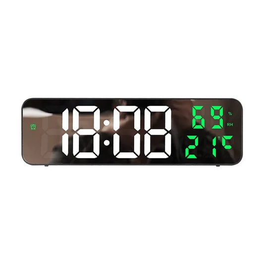 Relógio Digital Grande Temperatura e Umidade Parede Mesa