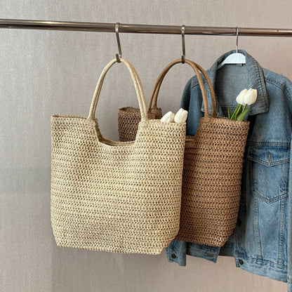 Bolsa Tote de Palha
