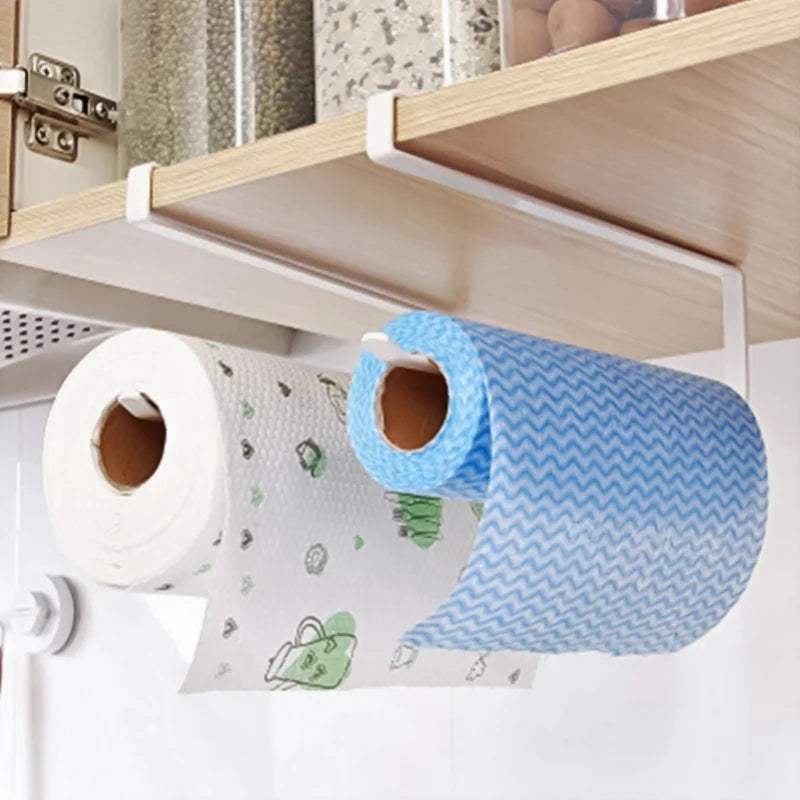 Suporte Organizador de Cozinha para Papel Toalha e Plástico Filmeorg
