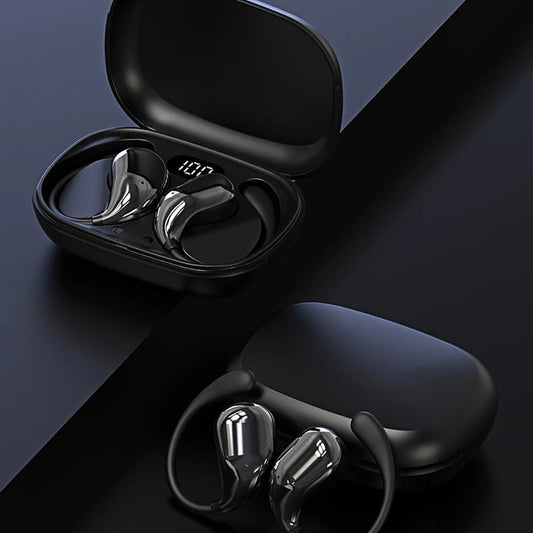 Fones de Ouvido com Gancho Auricular À Prova d’Água Microfone