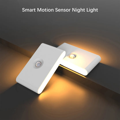 Luz Noturna com Sensor de Movimento – LED Recarregável e Magnética