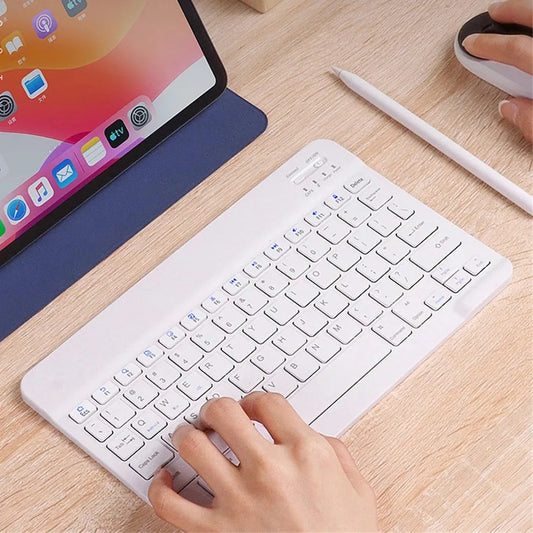 Teclado Silencioso Bluetooth Recarregável