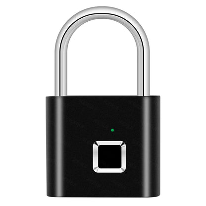 Cadeado Inteligente Biométrico – Desbloqueio por Impressão Digital, USB Recarregável, à Prova d’Água, Portátil e Antirroubo