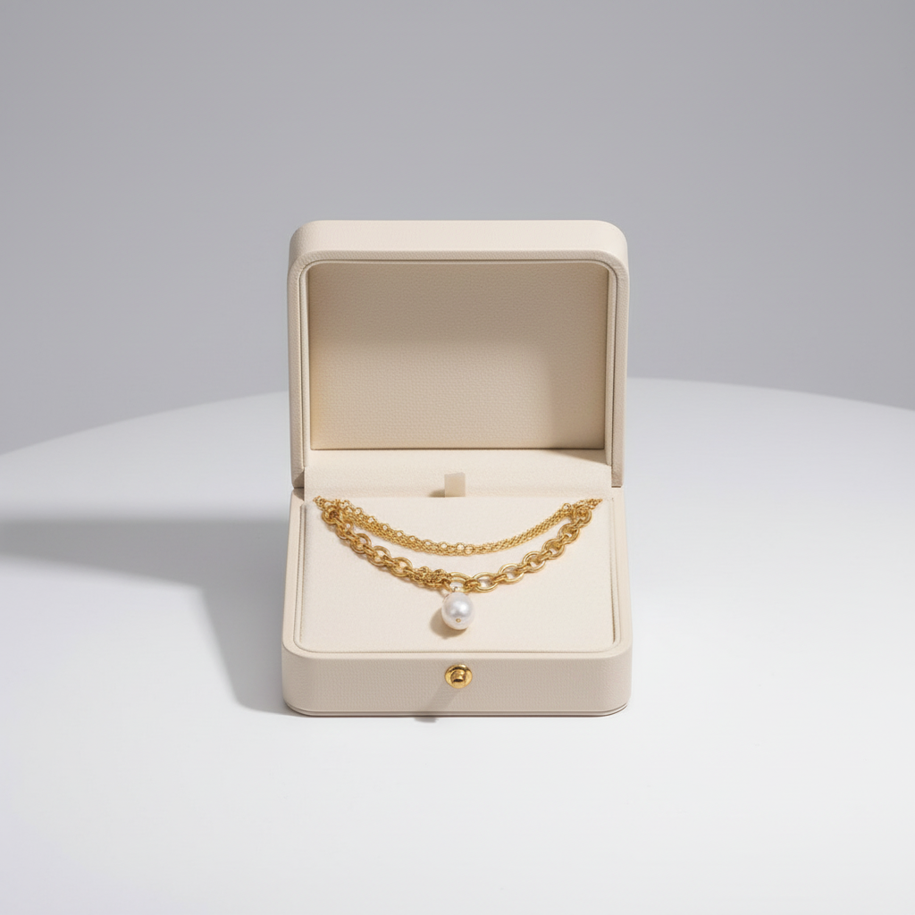 Kit Conjunto Colar com Pérola