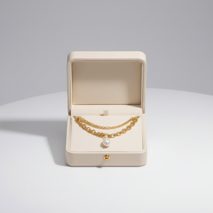 Kit Conjunto Colar com Pérola