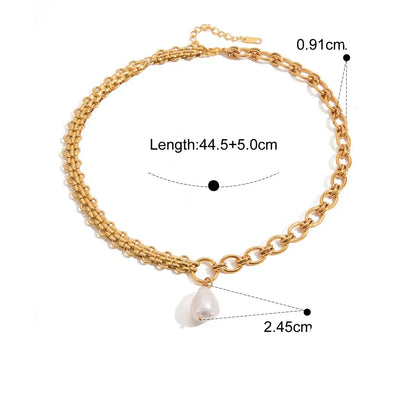 Kit Conjunto Colar com Pérola