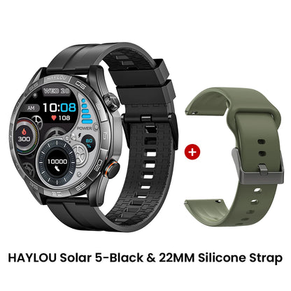 Smartwatch Solar 5 com Chamadas Bluetooth