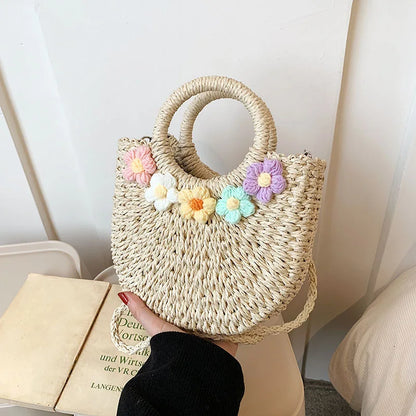 Bolsa Redonda de Palha
