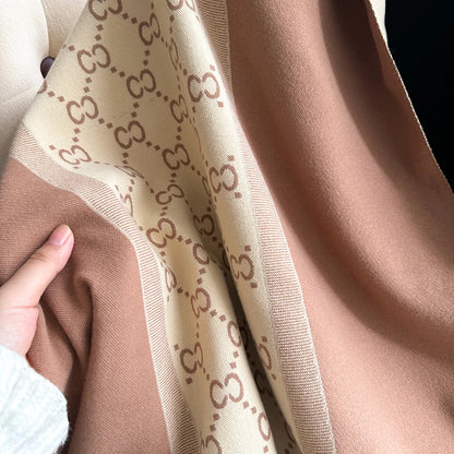 Cachecol Feminino Luxo Inverno – Pashmina  Manta com Toque de Cashmere