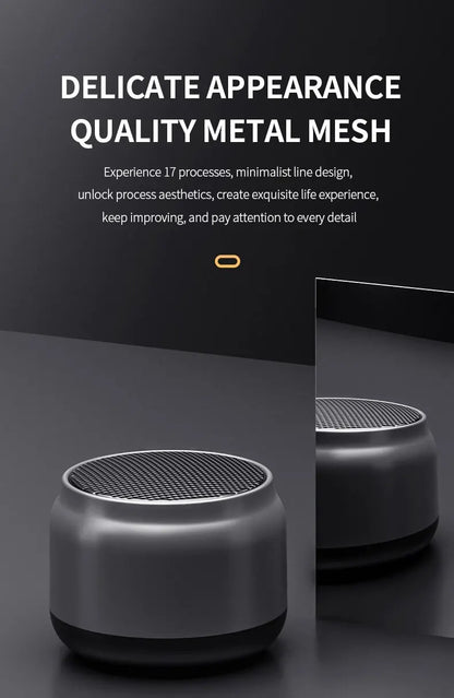 Alto-falante Bluetooth Portátil – Som Estéreo com Graves Potentes e Carregamento USB