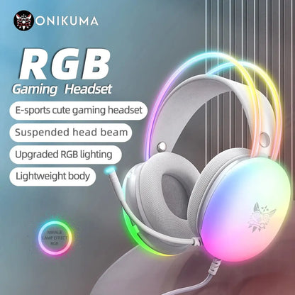 Fone de Ouvido Gamer com Fio - Conforto e Desempenho para Jogos