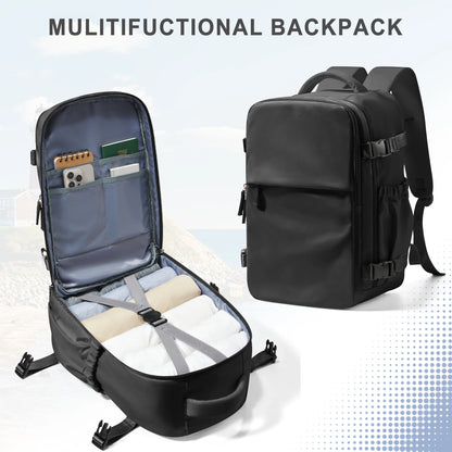 Mochila de Viagem  – 40x30x20cm  Leve, Resistente e com Compartimento para Notebook 15.6