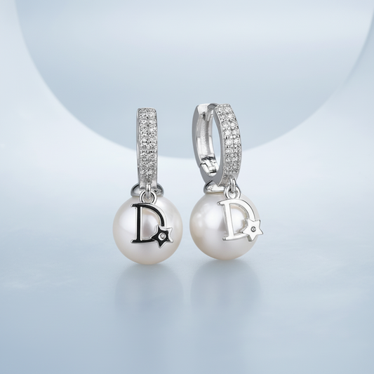 Brincos com Pingente Letra