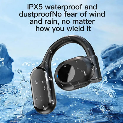 Bone Conduction Headphones Bluetooth Wireless Headphones with Mic Noise Cancelling and Handsfree