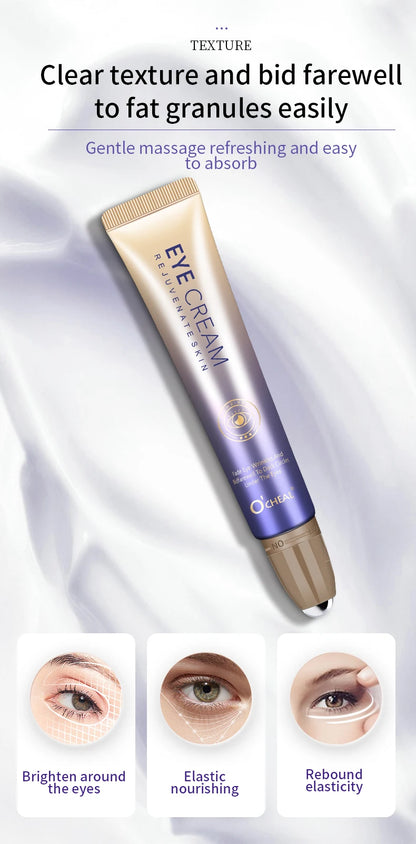 O'CHEAL Creme para Olhos com Esfera Roller – Anti-Idade & Anti-Olheiras
