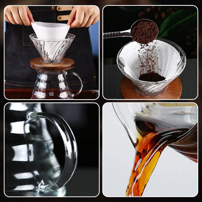 Jarra de Café Chá Vidro Borossilicato