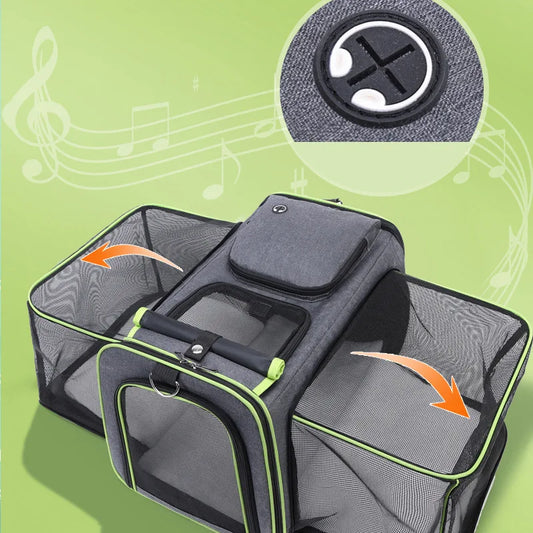 Bolsa de Transporte Pet  Dobrável  e Expansível