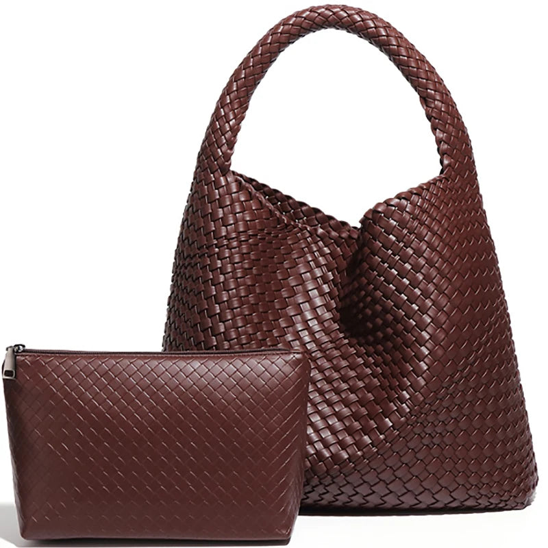 Bolsa Tote Trançada Grande